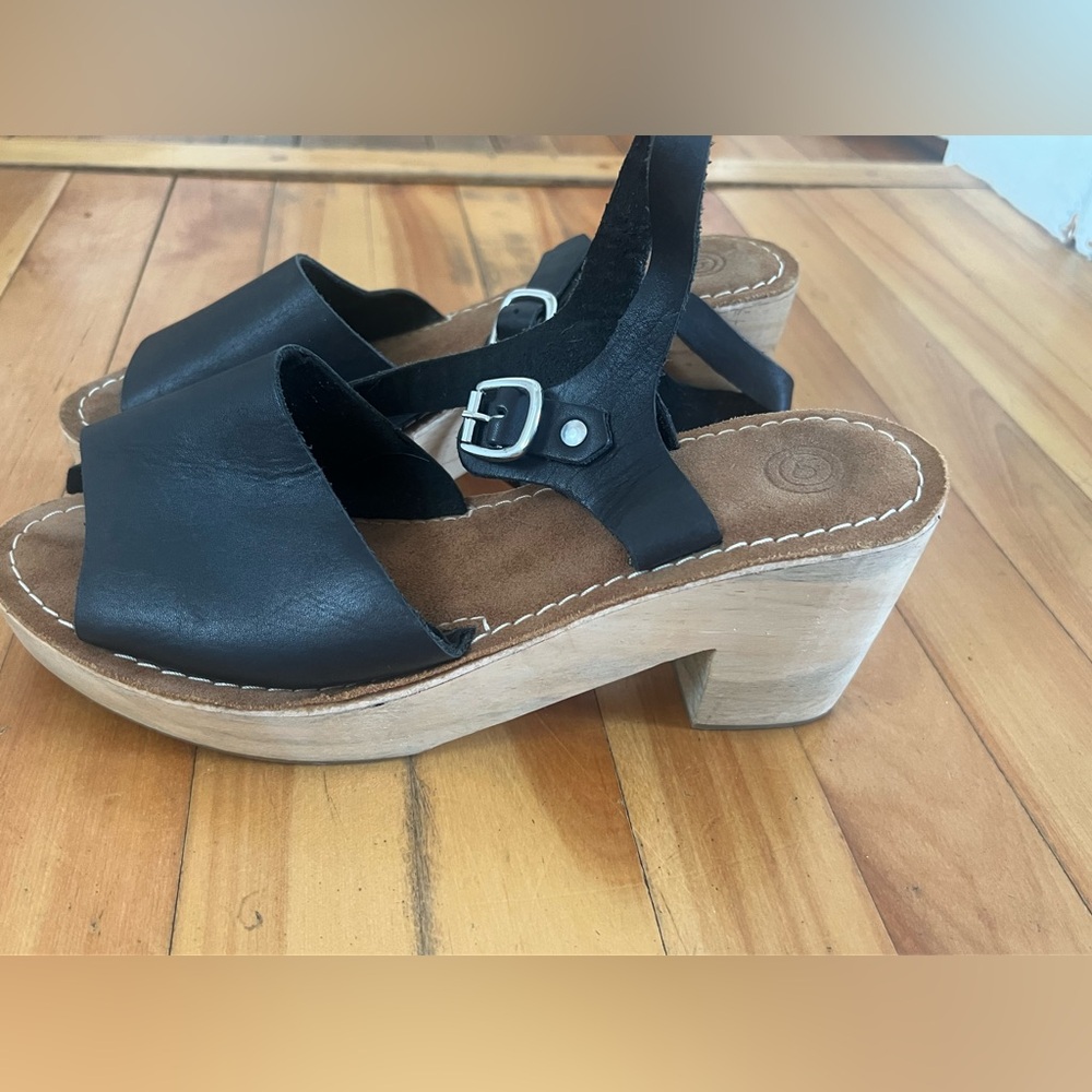 Wood Clog Heel